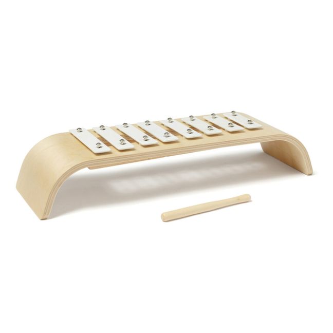 Xylophone en bois | Blanc