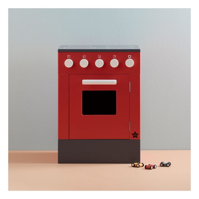 Bistro Wooden Stove Toy | Red