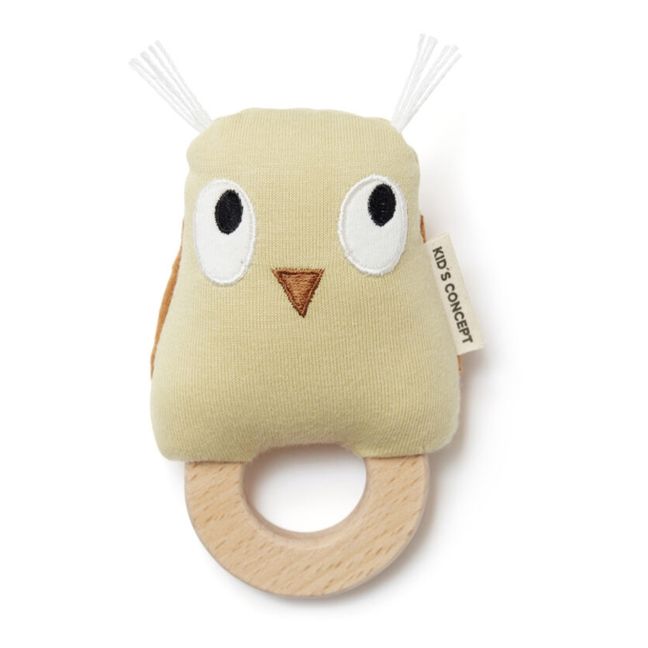 Edvin Owl Rattle | Green