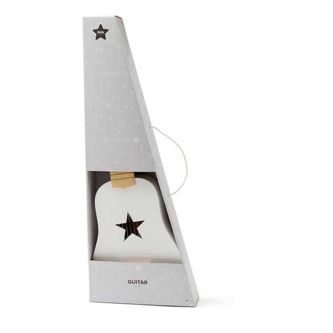 Wooden Guitar  | White