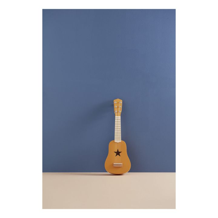 Wooden Children's Guitar | Mustard- Product image n°1