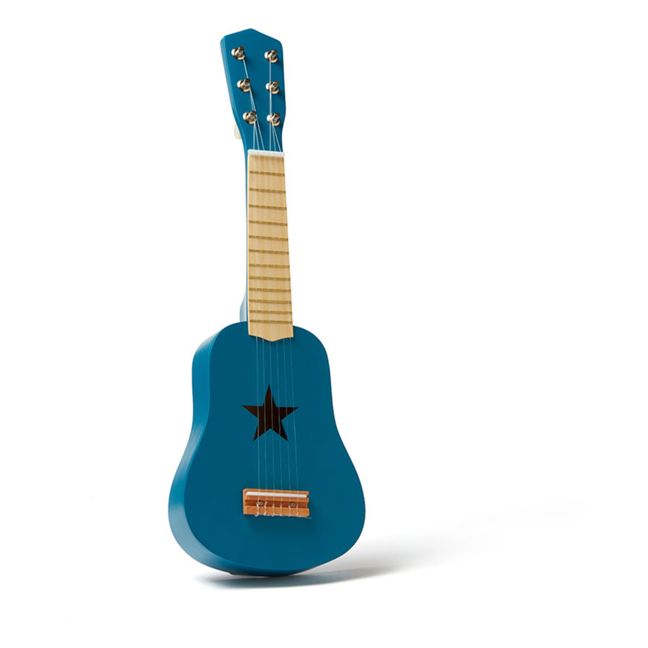 Gitarre aus Holz | Blau