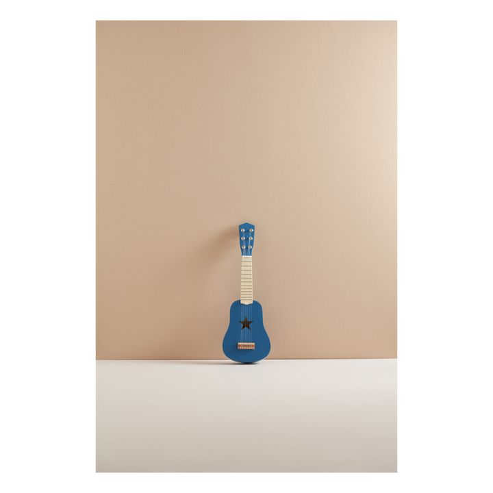 Wooden Children's Guitar | Blue- Product image n°1