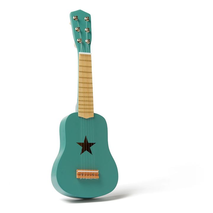 Wooden Children's Guitar | Green- Product image n°0