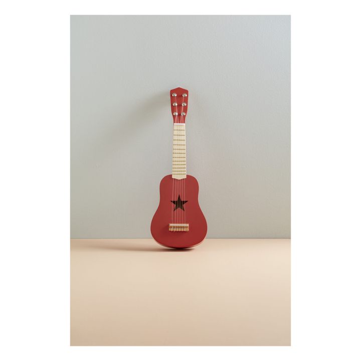 Guitare en bois | Rouge- Image produit n°1