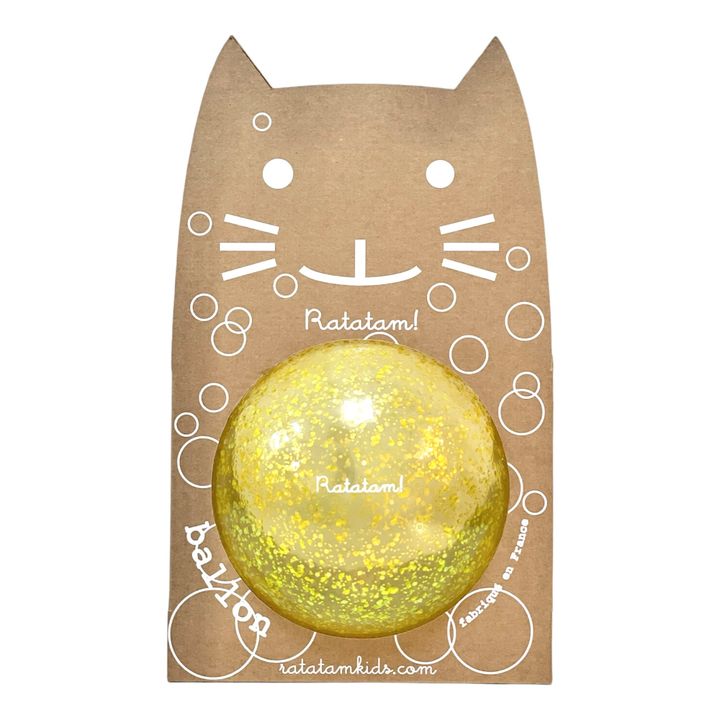 Ratatam Sparkly Bouncy Ball Yellow Smallable