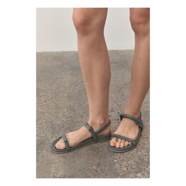 Sandales Gio Velcro | Gris
