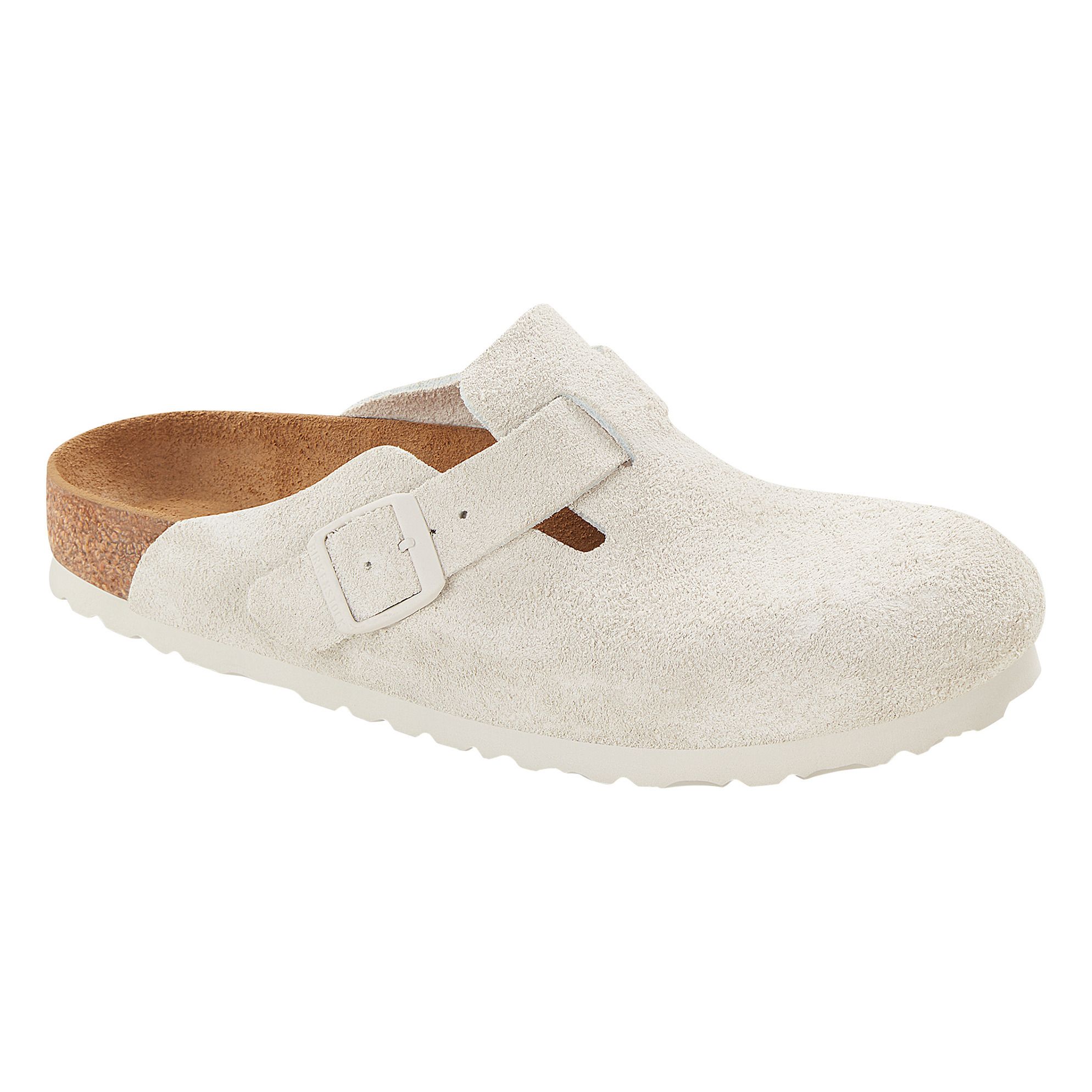 BIRKENSTOCK Sabots Boston Chaussant Normal Blanc Smallable