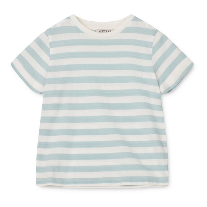 Apia Organic Cotton Short Sleeve T-Shirt | Azul Cielo- Imagen del producto n°0