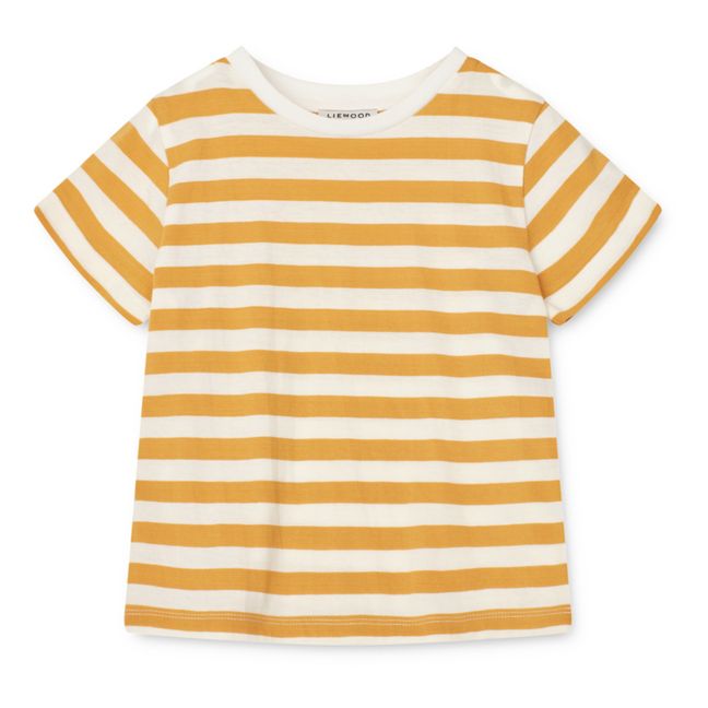 T-Shirt Manches Courtes Coton Bio Apia | Jaune moutarde