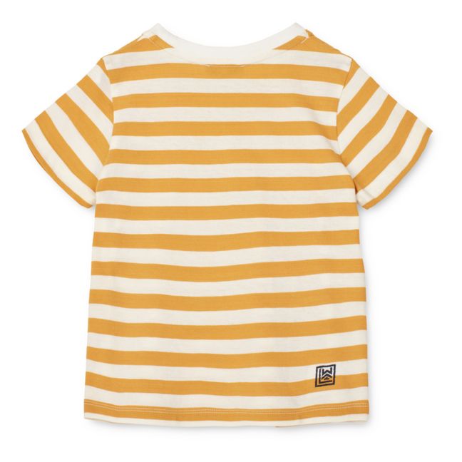 T-Shirt Manches Courtes Coton Bio Apia | Jaune moutarde