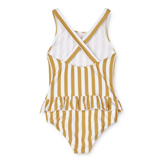 Bañador de material reciclado Amara | Amarillo Mostaza