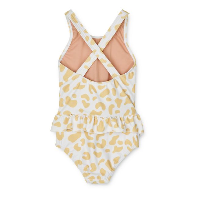 Amara Recycled Material One-piece Swimsuit | Yellow