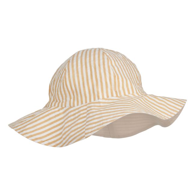 Amelia Organic Cotton Reversible Hat | Giallo senape