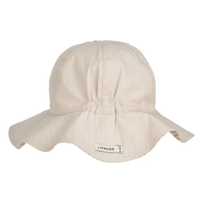 Chapeau Reversible Coton Bio Amelia | Jaune moutarde