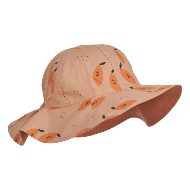 Chapeau Reversible Coton Bio Amelia | Rose