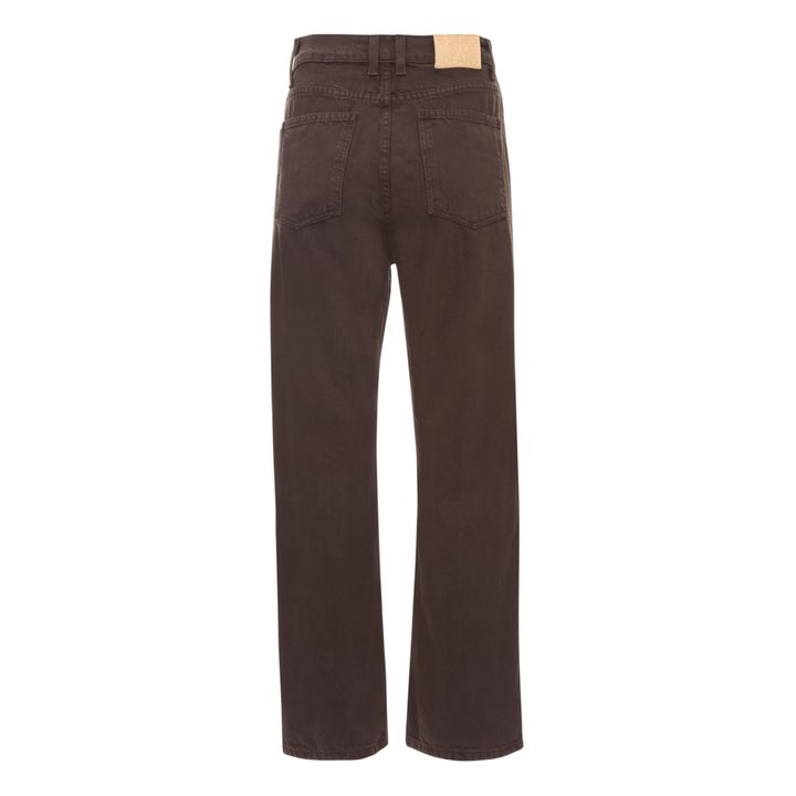 Jeans dritti a vita alta Plein | Overdye Carob- Immagine del prodotto n°3