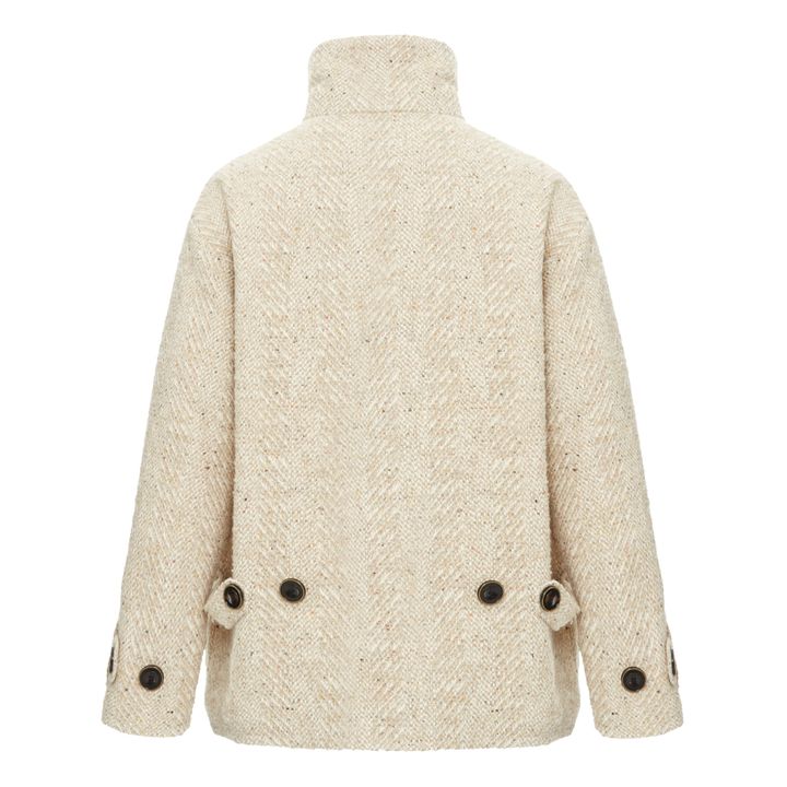 Jack Valley Tweed Coat | Beige- Imagen del producto n°1