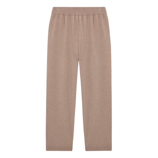 Flowy Cashmere Trousers | Taupe brown