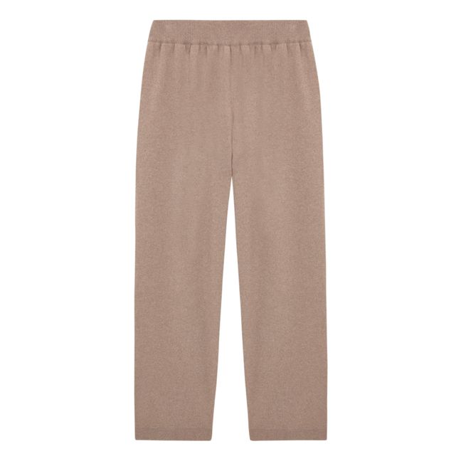 Flowy Cashmere Trousers | Taupe brown