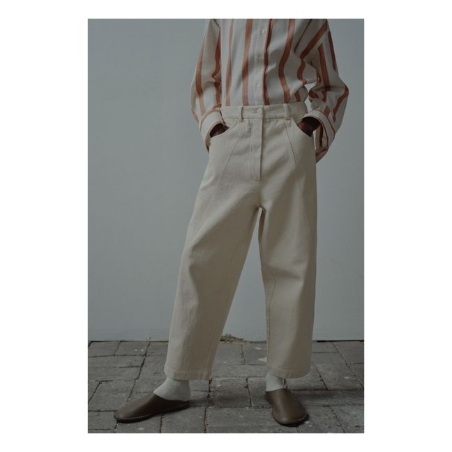 Pantalon Crosswise Coton Bio | Naturel