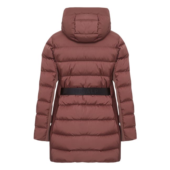 Regina Long Ski Jacket | Powder pink