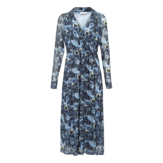 Brunnera Wrap Dress | Azul