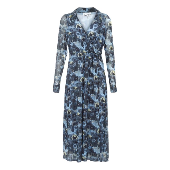 Brunnera Wrap Dress | Azul- Imagen del producto n°0