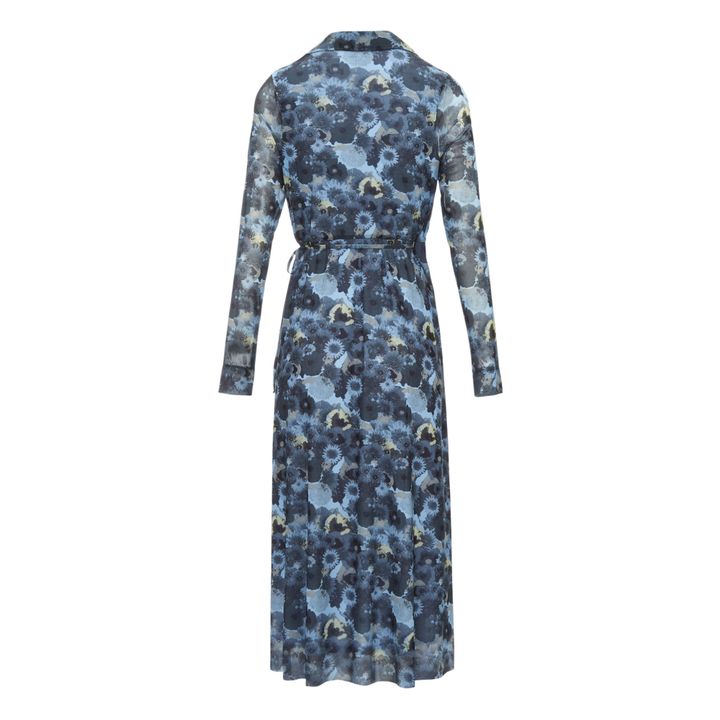 Brunnera Wrap Dress | Azul- Imagen del producto n°4