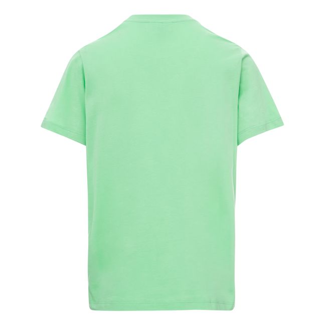Smiley Relaxed Light Organic Cotton T-shirt | Green