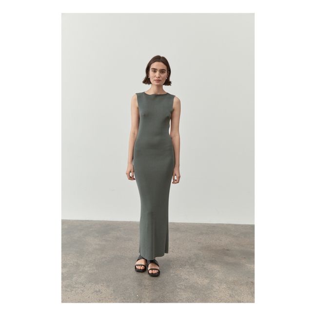 Cut Out Dress  | Grey