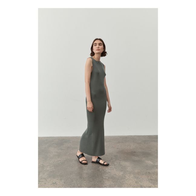 Robe Cut Out  | Gris