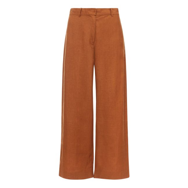 Pantaloni Louise | Tabacco