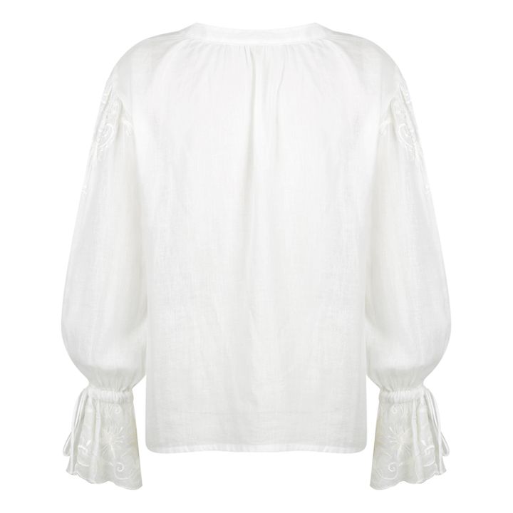Posey Blouse | White- Product image n°2