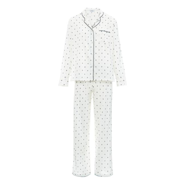 Pyjama Lea Imprimé | Weiß