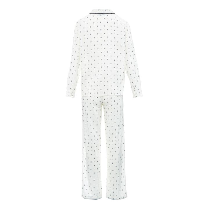 Lea Print Pyjamas | Blanco- Imagen del producto n°6