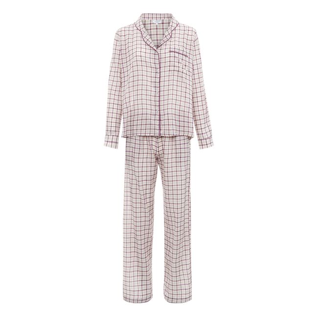 Pyjama Garbin Carreaux | Violett