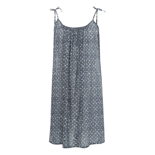 Marge Print Nightgown | Navy blue
