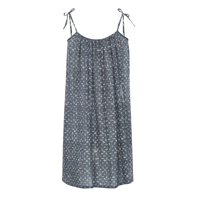 Marge Print Nightgown | Navy blue