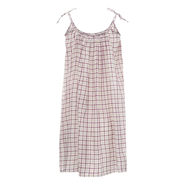 Pyjama kariert Garbin | Seidenfarben