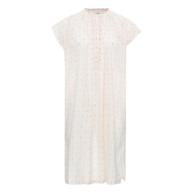 Ally Striped Nightgown | Pink