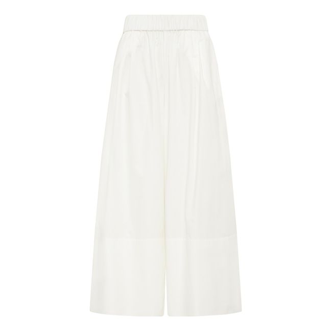 Pantalon Large | Weiß