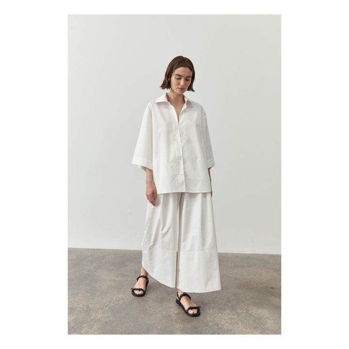 Pantaloni Larghi | Bianco- Immagine del prodotto n°2
