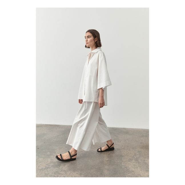 Pantalon Large | Blanc