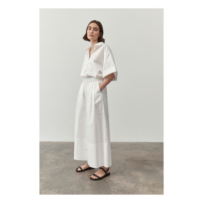 Pantalon Large | Blanc