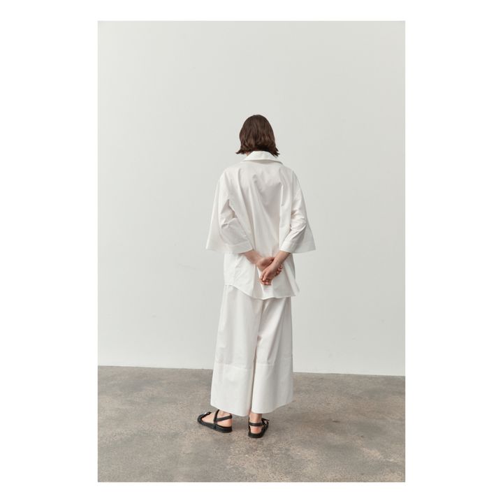 Pantaloni Larghi | Bianco- Immagine del prodotto n°5