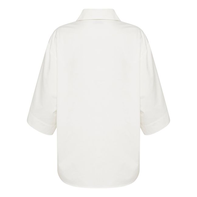 Chemise Manches 3/4 | Blanc