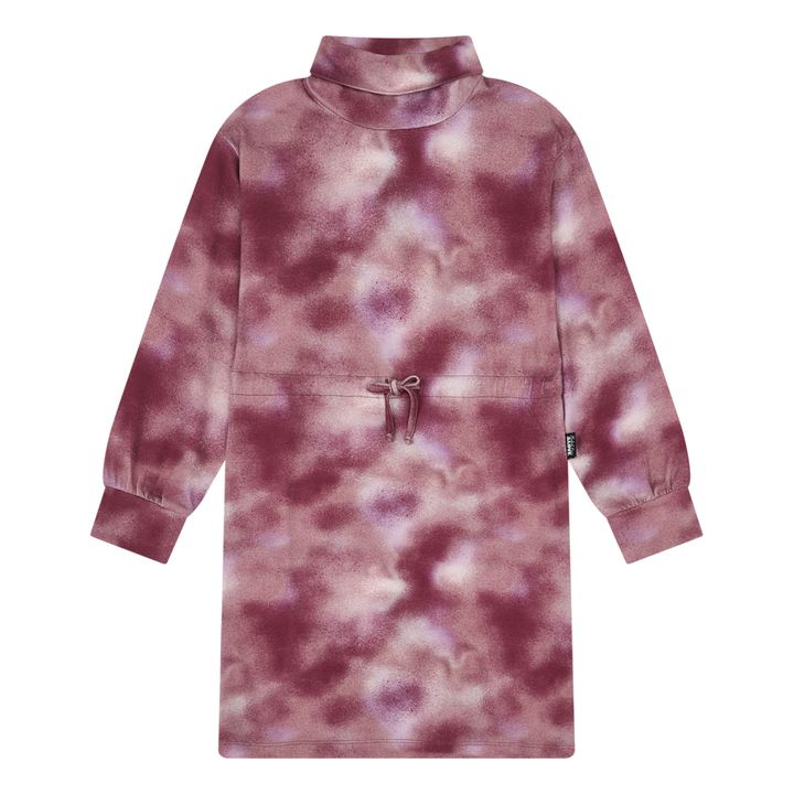 Organic Cotton Blur Burgundy Maxi Dress | Burdeos- Imagen del producto n°0