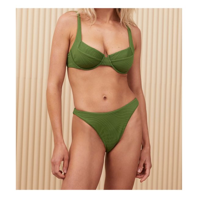 Top Bikini Casanova Texture | Verde