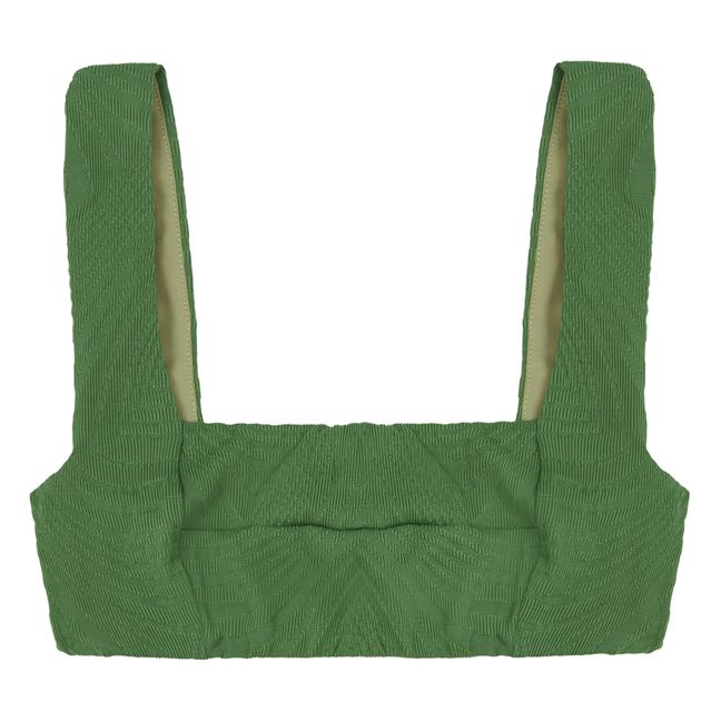 Top Bikini Franco Texture | Verde